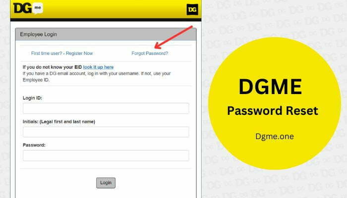 DGME Login Password Reset Guide